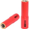 Douille longue isolée . 1/2" - 21 mm | Vis bois | Ekibat