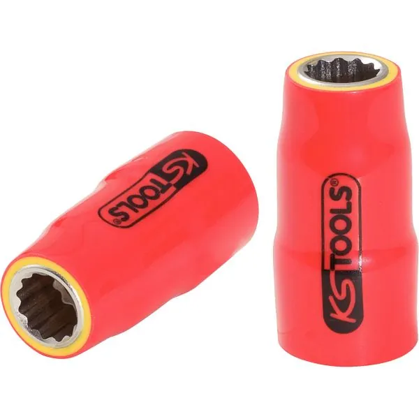 Douille isolée 3/8'' 12 pans . 21 mm | Vis bois | Ekibat