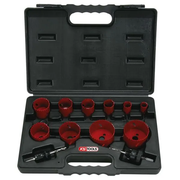 Coffret de 10 scies cloches . Ø19 à | Vis bois | Ekibat