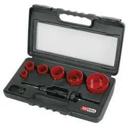 Coffret de 6 scies cloches . Ø22 à | Scies cloches & Trépans | Ekibat