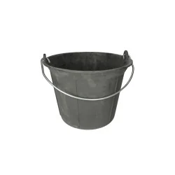 Seau caoutchouc synthétique noir - 11L KSTOOLS 140.0037 | Outillage ma