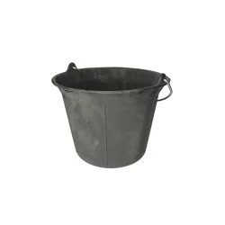 Seau caoutchouc synthétique noir - 11L KSTOOLS 140.0037 | Outillage ma