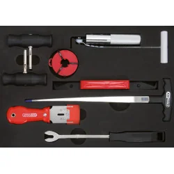 Coffret de démontage pour pare-brise KSTOOLS 140.1040 | Rangement atel