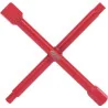 Clé sanitaire en croix . 6 pans extérieurs 10 à 22 mm . L.200 mm KSTOOLS 116.6000 | 116.6000