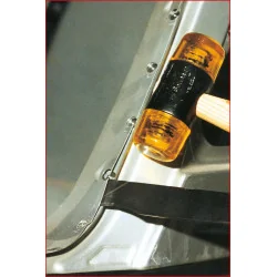 Burin de carrossier extra-plat avec poignée de sécurité | Clés & Douil