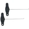 Jeu de 2 crochets pour combinés d'instrumentation KSTOOLS | Mesure & T
