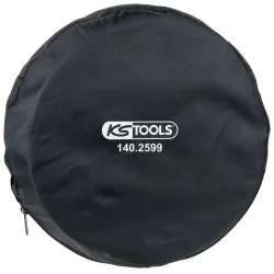Miroir à bosses rond pliable Ø800 mm KSTOOLS | Vis bois | Ekibat