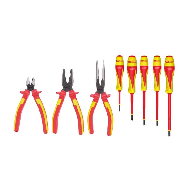 Jeu de pinces ERGOTORQUE® et tournevis isolés ULTIMATE® KSTOOLS 117.1105 | 117.1105