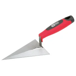 Truelle triangulaire - lame acier - manche bi-composant | Mesure & Tra