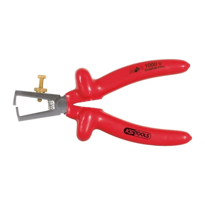 Pince à dénuder avec molette de réglage isolée . L.160 mm KSTOOLS 117.1271 | 117.1271