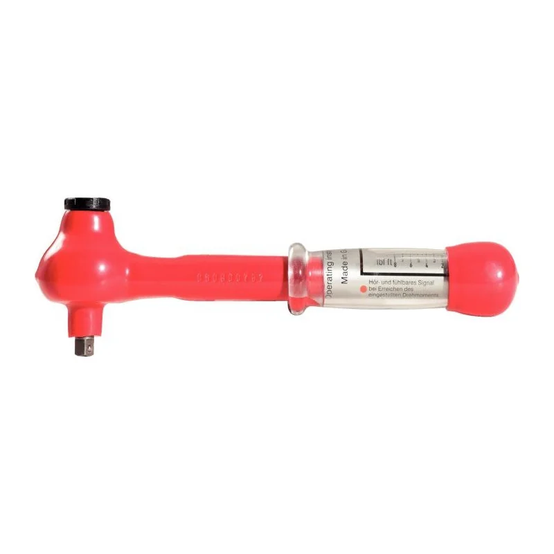 Mini clé dynamométrique isolée 1/4" à cliquet réversible . 2-12 Nm KSTOOLS 117.1400 | 117.1400