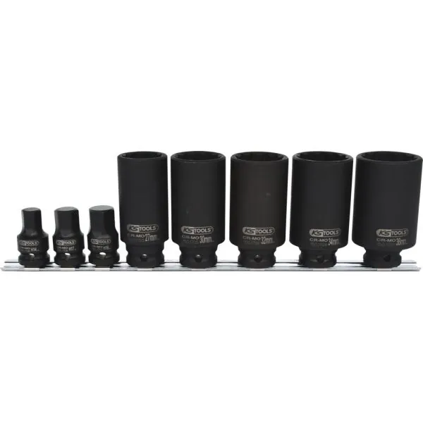 Assortiment de douilles à chocs 6 et 12 | Vis bois | Ekibat