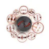 Repousse-piston pneumatique avec coupelles universelles KSTOOLS 150.19