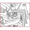 Clé de filtre à huile type Haldex -12 | Vis bois | Ekibat