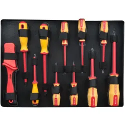Coffret d'outils isolés pour véhicules hybrides et électriques KSTOOLS 117.1890 | 117.1890