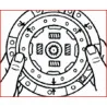 Outil universel de centrage pour disque d'embrayage . | Rangement atel
