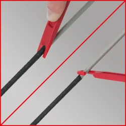 Outil de nettoyage 2 en 1 pour conduites | Protection antichute | Ekib