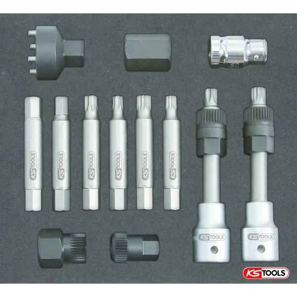 Module d'outils pour poulies débrayables d'alternateurs . 13pcs | Vis