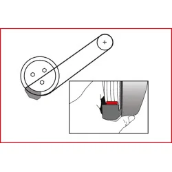 Coffret d'outils pour courroies élastiques . 11 pièces | Rangement ate