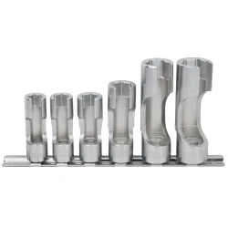 Rail de 6 douilles fendues 6 pans 3/8" | Vis bois | Ekibat