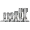 Rail de 6 douilles fendues 6 pans 3/8" | Vis bois | Ekibat