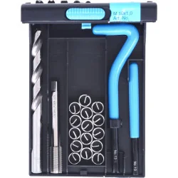Coffret de réparation de filetage M10 x 1 | Rangement atelier | Ekibat