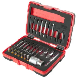 Coffret d'embouts d'extraction pour vis TORX® et 6 | Vis bois | Ekibat