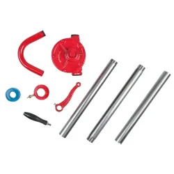 Pompe à fûts à manivelle KSTOOLS 150.8256 | Protection antichute | Eki