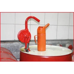 Pompe à fûts à manivelle KSTOOLS 150.8256 | Protection antichute | Eki