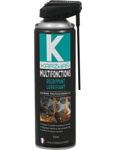 Dégrippant KARZHAN multifonctions avec tête 2 jets - aérosol 500ml