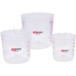 Jeu de 3 verres doseurs KSTOOLS 150.9205 | Mesure & Traçage | Ekibat