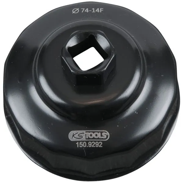 Cloche pour filtre à huile 1/2" diamètre 74 | Vis bois | Ekibat