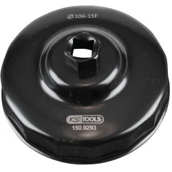 Cloche pour filtre à huile 1/2" diamètre 106 | Clés & Douilles | Ekiba
