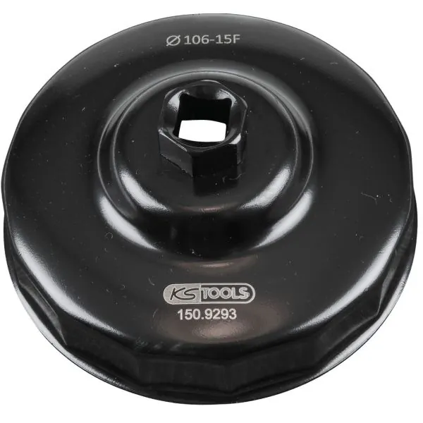Cloche pour filtre à huile 1/2" diamètre 106 | Clés & Douilles | Ekiba