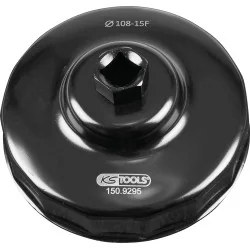 Cloche pour filtre à huile 1/2" diamètre 108 | Clés & Douilles | Ekiba