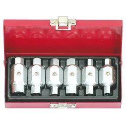 Coffret de 6 embouts pour bouchons de vidange | Protection antichute |