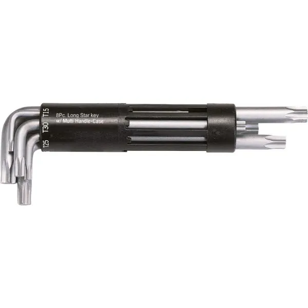 Jeu de 8 clés mâles TORX® longue . | Vis bois | Ekibat