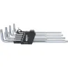 Jeu de clés mâles TORX® 5 pans percées | Vis bois | Ekibat
