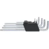 Jeu de clés mâles TORX® 5 pans percées | Vis bois | Ekibat