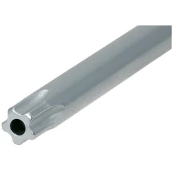 Clé mâle TORX® 5 pans percés extra-longue T10 | Vis bois | Ekibat