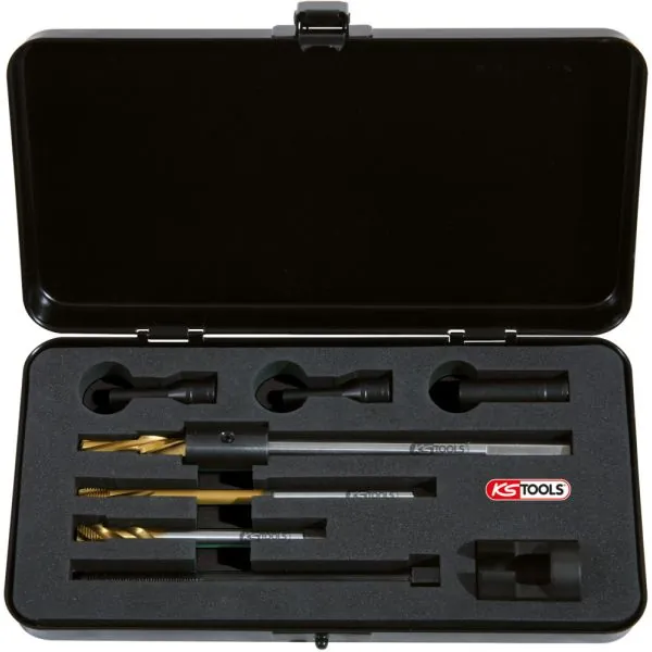Jeu d'extraction de bougies de préchauffage . 8pcs | Mesure & Traçage