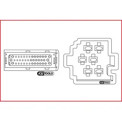 Jeu d'extracteurs de cosses universel . 3 pcs | Autres électroportatif