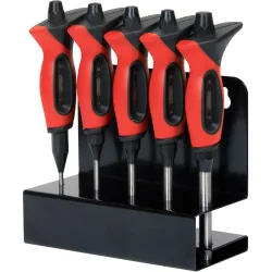 Présentoir de chasses goupilles brunis 5pcs L150mm KSTOOLS | Vis bois