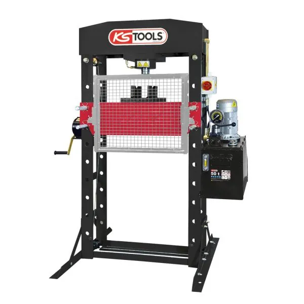 Presse hydraulique d'atelier 50t motorisée KSTOOLS 160.0116 | Automati