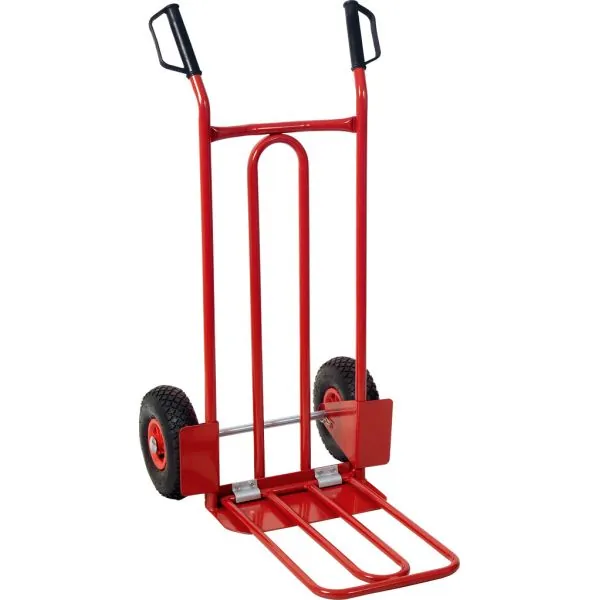 Diable avec bavette roues gonflables - 250 kg | Levage & Manutention |