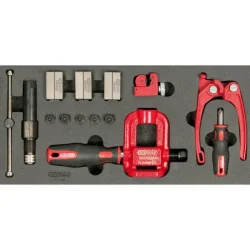 Module d'appareil à collets pour durites de frein . 16 pcs KSTOOLS 122.1290 | 122.1290