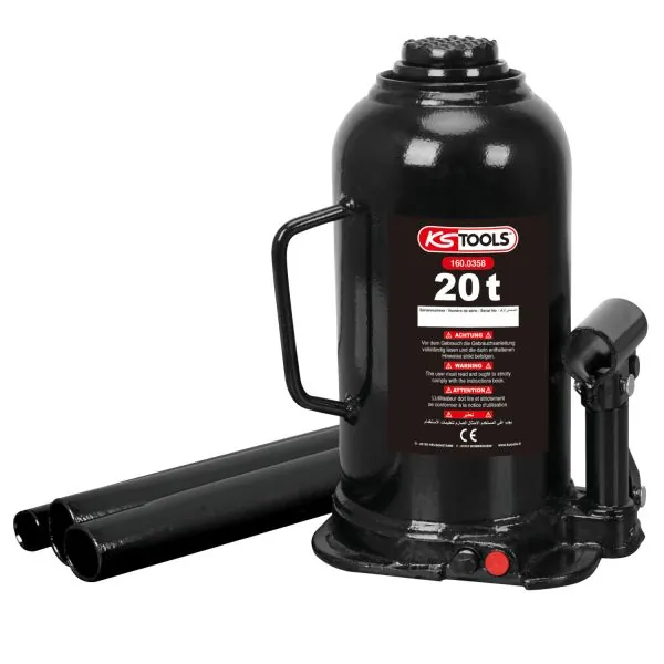 Cric bouteille hydraulique . 20t KSTOOLS 160.0358 | Mesure & Traçage |