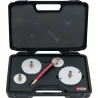 Assortiment d'adaptateurs universels pour 160.0700 - 4 pièces | Clés &