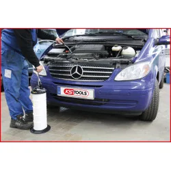 Pompe d'aspiration par vide 9 .5L avec 4 | Protection antichute | Ekib