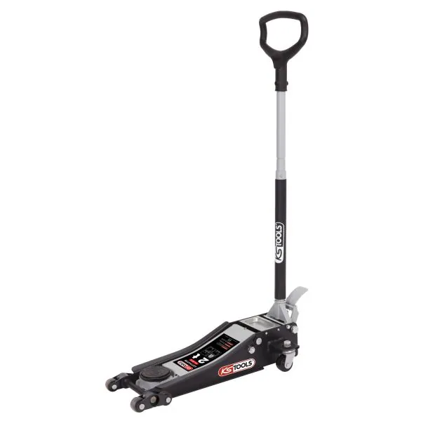 Cric hydraulique extra-bas acier ULTIMATE 2T avec double-roues | Clés